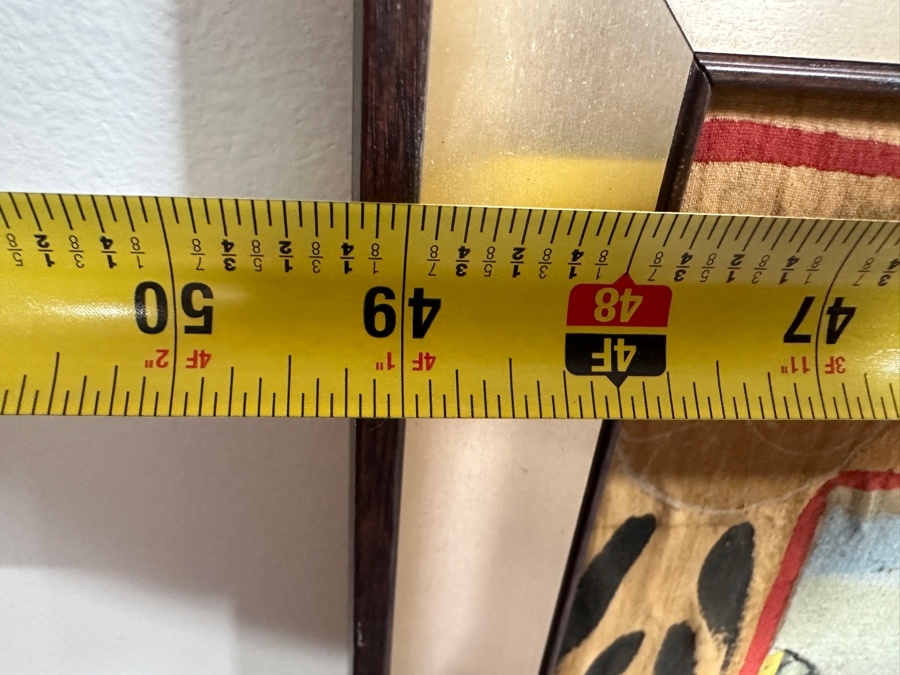 Just Added - Original Indian Painting 46 X 33 Framed 49 X 37 [Photo 7]