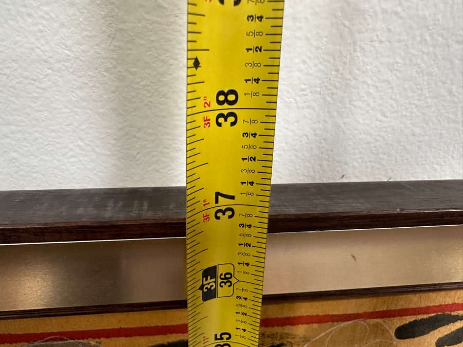 Just Added - Original Indian Painting 46 X 33 Framed 49 X 37 [Photo 8]