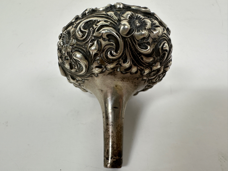 Just Added - Sterling Silver Repousse Wine Funnel 41.7g Silver Melt Value $41 [Photo 6]