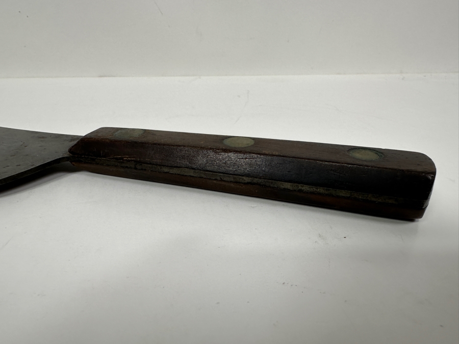 Just Added - Antique Landers Frary and Clark Butcher Cleaver 12' [Photo 4]