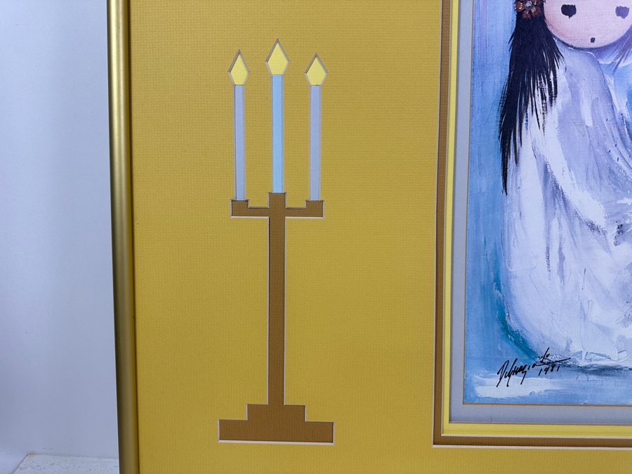 Just Added - Nicely Framed DeGrazia Festival of Lights Hand Signed Print 1981 [Photo 3]