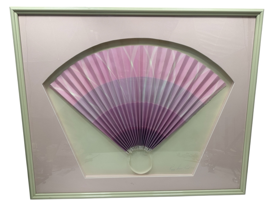 Just Added - Signed and Framed Fan Artwork by Peggy Susan Perret [Photo 1]