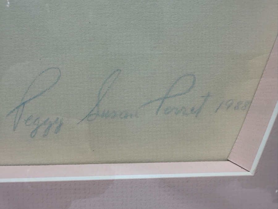 Just Added - Signed and Framed Fan Artwork by Peggy Susan Perret [Photo 4]