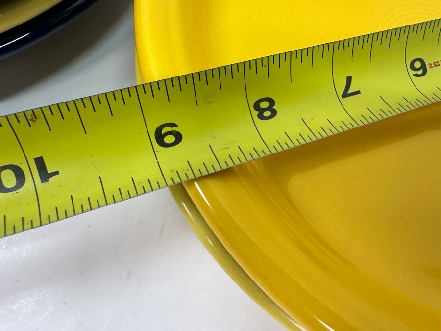 Just Added - (5) Fiesta Fiestaware 10.5' Plates and (4) 9' Plates [Photo 9]