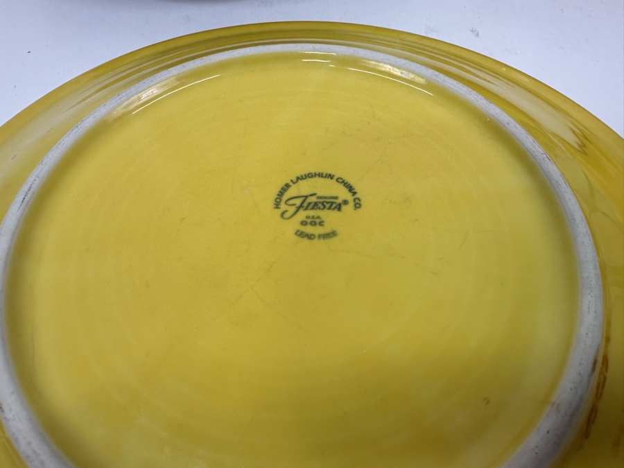 Just Added - (5) Fiesta Fiestaware 10.5' Plates and (4) 9' Plates [Photo 4]