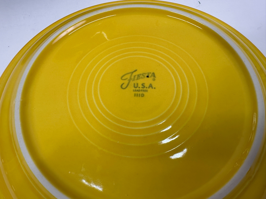 Just Added - (5) Fiesta Fiestaware 10.5' Plates and (4) 9' Plates [Photo 3]