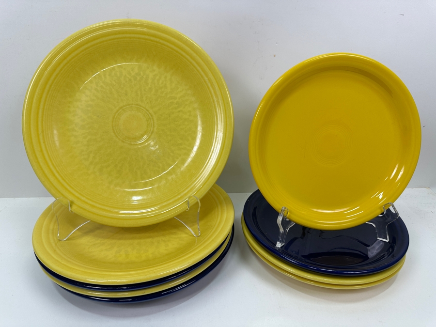 Just Added - (5) Fiesta Fiestaware 10.5' Plates and (4) 9' Plates [Photo 2]