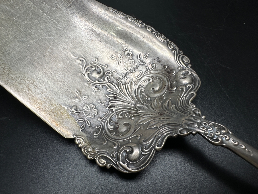 Just Added - Sterling Silver Lasagna Server 129.3g Silver Melt Value $129 [Photo 2]