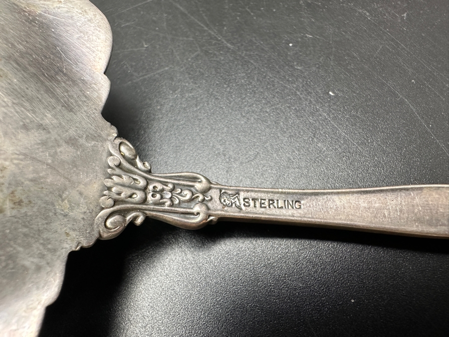 Just Added - Sterling Silver Lasagna Server 129.3g Silver Melt Value $129 [Photo 4]