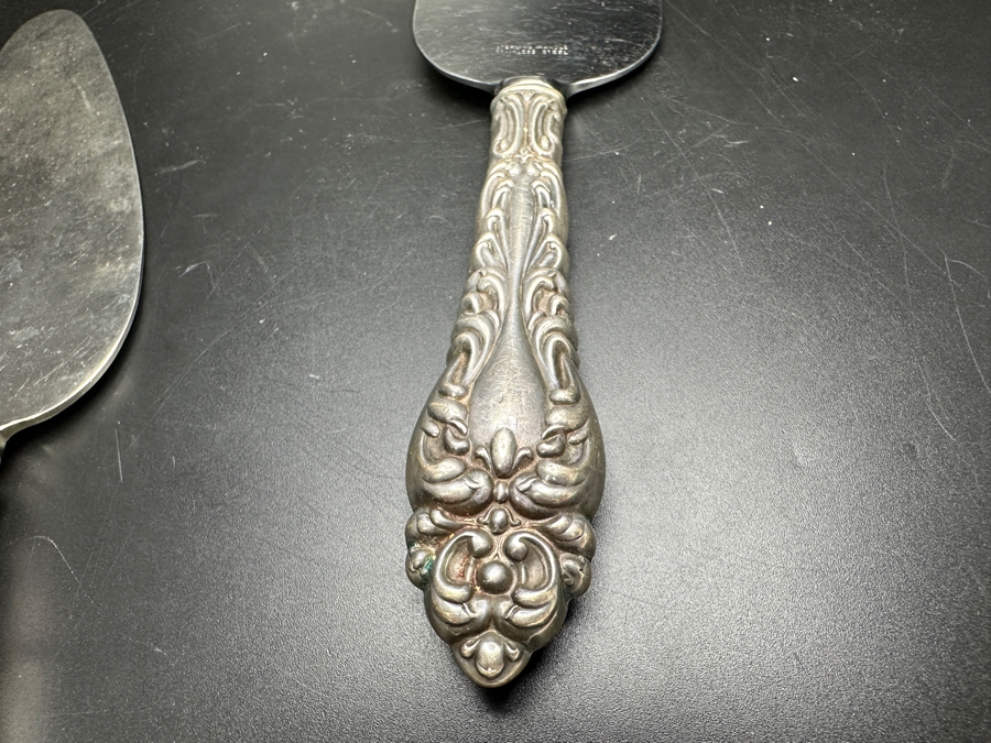 Just Added - Set of (3) Cake Servers with Sterling Silver Handles  [Photo 7]