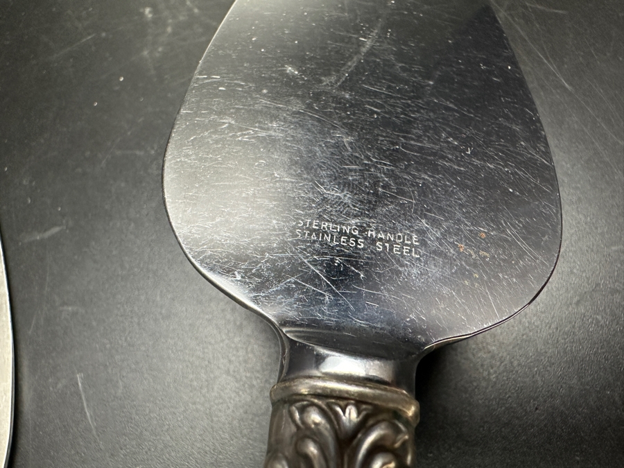 Just Added - Set of (3) Cake Servers with Sterling Silver Handles  [Photo 6]