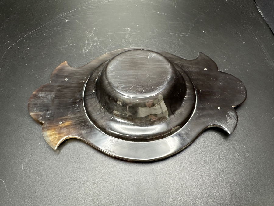 Just Added - Horn Dish With Applied Sterling Silver 7W [Photo 8]