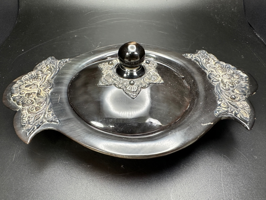 Just Added - Horn Dish With Applied Sterling Silver 7W [Photo 2]