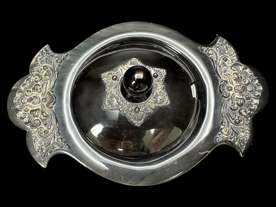 Just Added - Horn Dish With Applied Sterling Silver 7W [Photo 1]