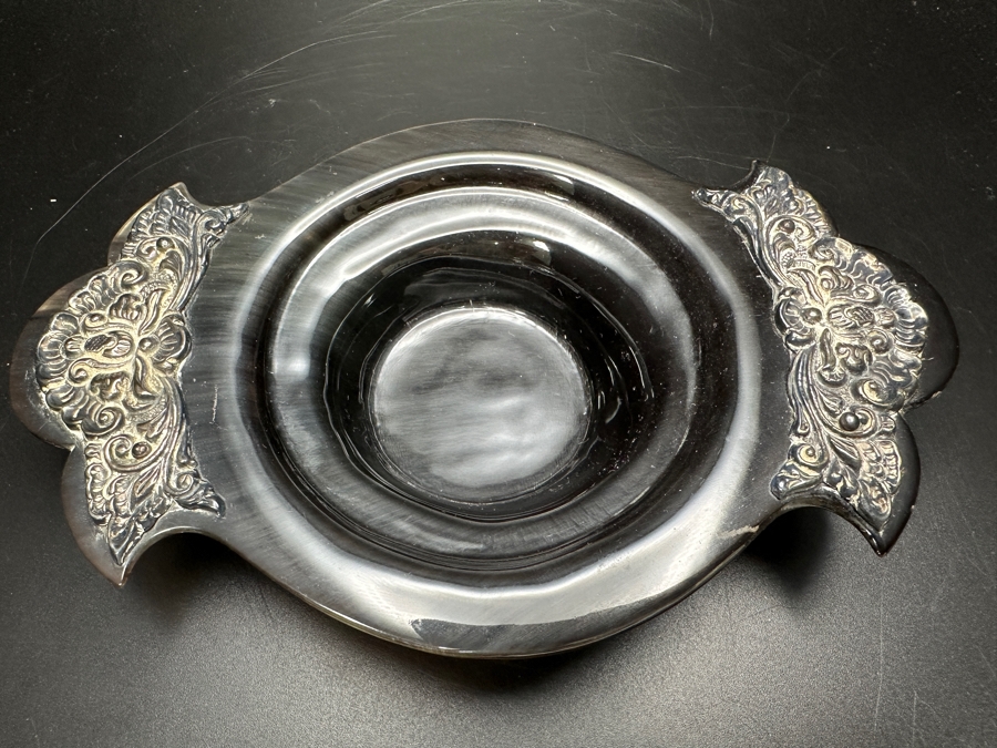 Just Added - Horn Dish With Applied Sterling Silver 7W [Photo 7]