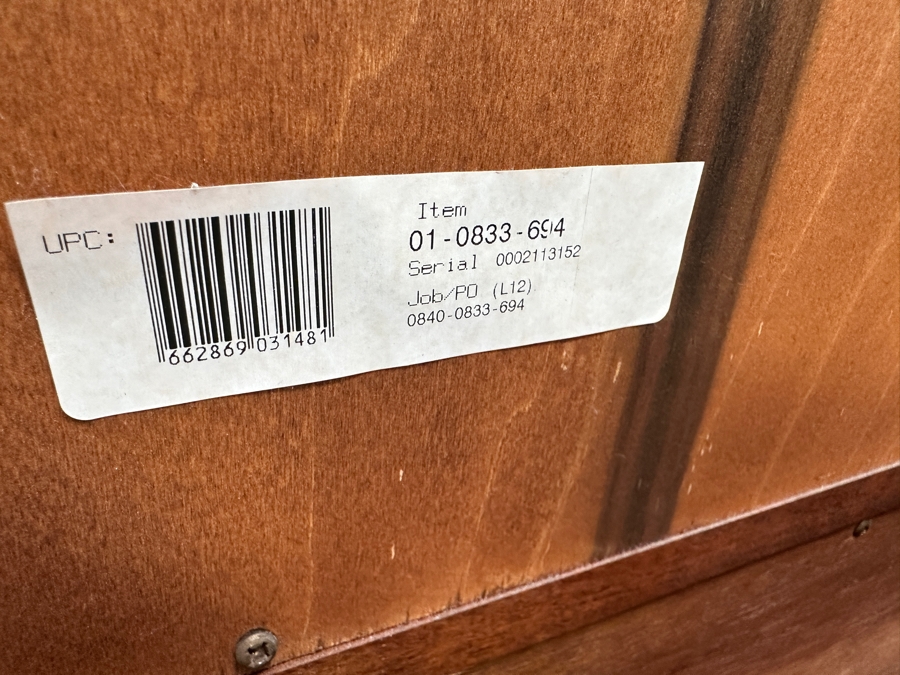 Just Added - Lexington Bob Timberlake Solid Cherry Chippendale Barrister Bookcase Lockable With Key 42W X 17D X 72H [Photo 9]