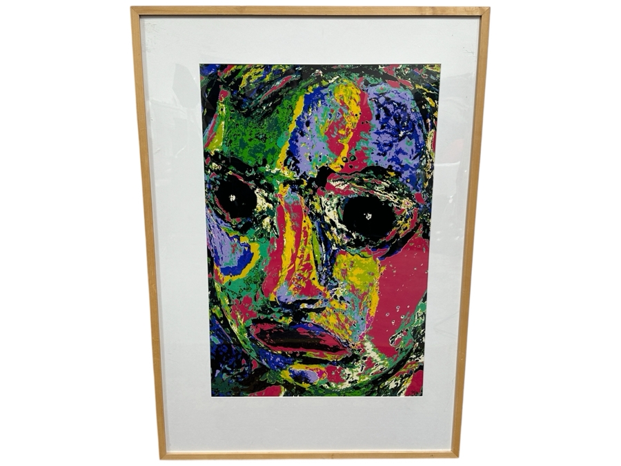 Just Added - Artist Signed Abstract Print 19.5 X 29.5 Framed 28.5 X 40.5 [Photo 2]