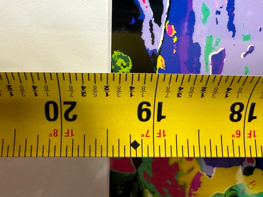 Just Added - Artist Signed Abstract Print 19.5 X 29.5 Framed 28.5 X 40.5 [Photo 7]