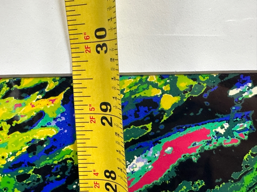 Just Added - Artist Signed Abstract Print 19.5 X 29.5 Framed 28.5 X 40.5 [Photo 8]