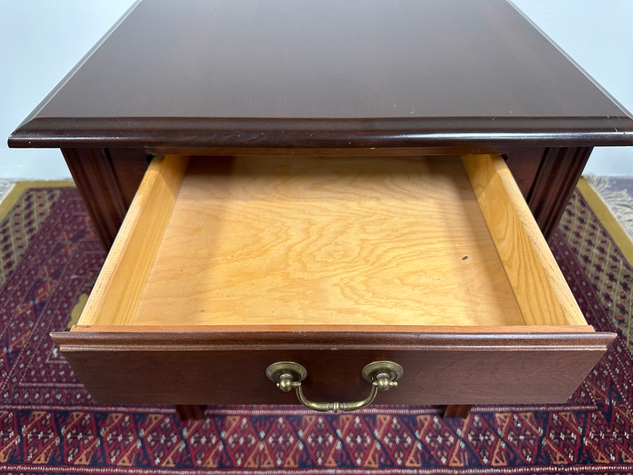 Just Added - Wooden Side Table With Drawer 22W X 27D X 23H [Photo 5]