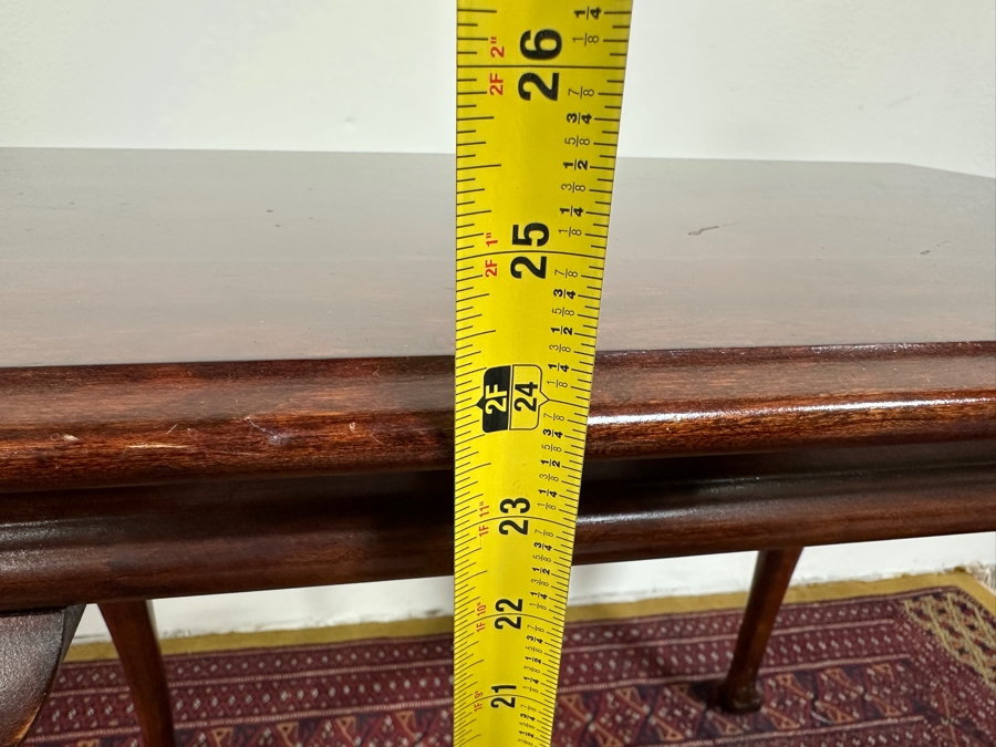 Just Added - Queen Anne Tea Table Side Table With Pull Out Trays By Null 18W X 28D X 24H [Photo 11]