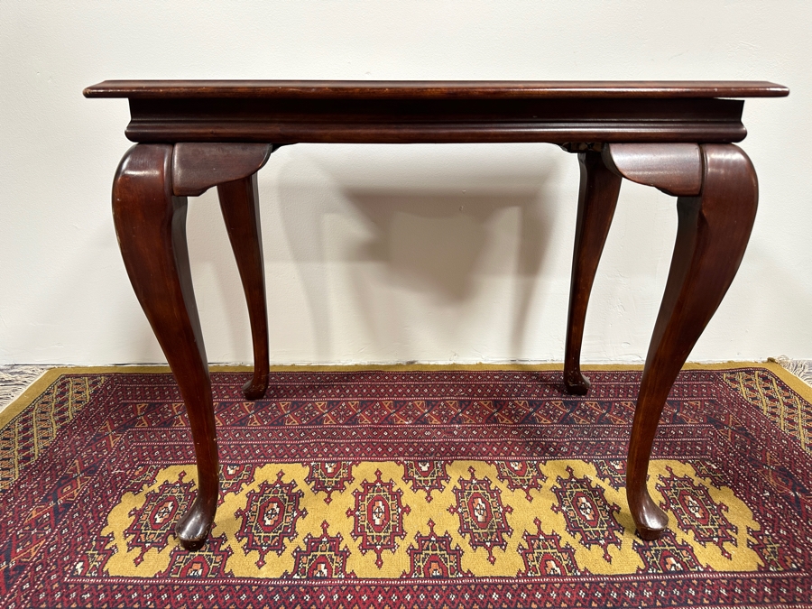 Just Added - Queen Anne Tea Table Side Table With Pull Out Trays By Null 18W X 28D X 24H [Photo 7]