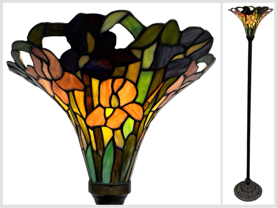 Just Added - Tiffany Style Stained Glass Floor Lamp