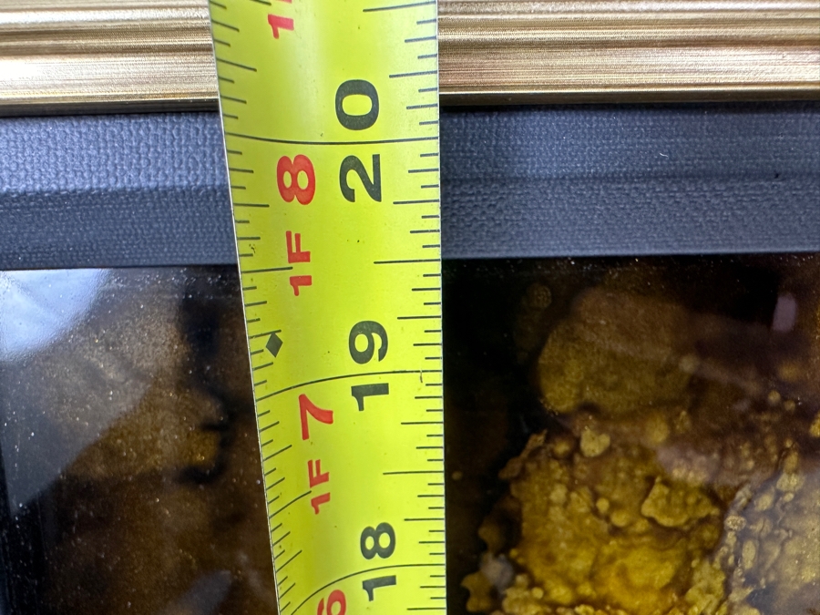 Just Added - Chris DeRubeis Original Mixed Media Painting On Aluminum Signed Lower Right By Artist Titled 'Heaven's Dove' 12 X 19.5 Framed 19.5 X 27.5 With C.O.A. Appraised At $3,200 [Photo 12]