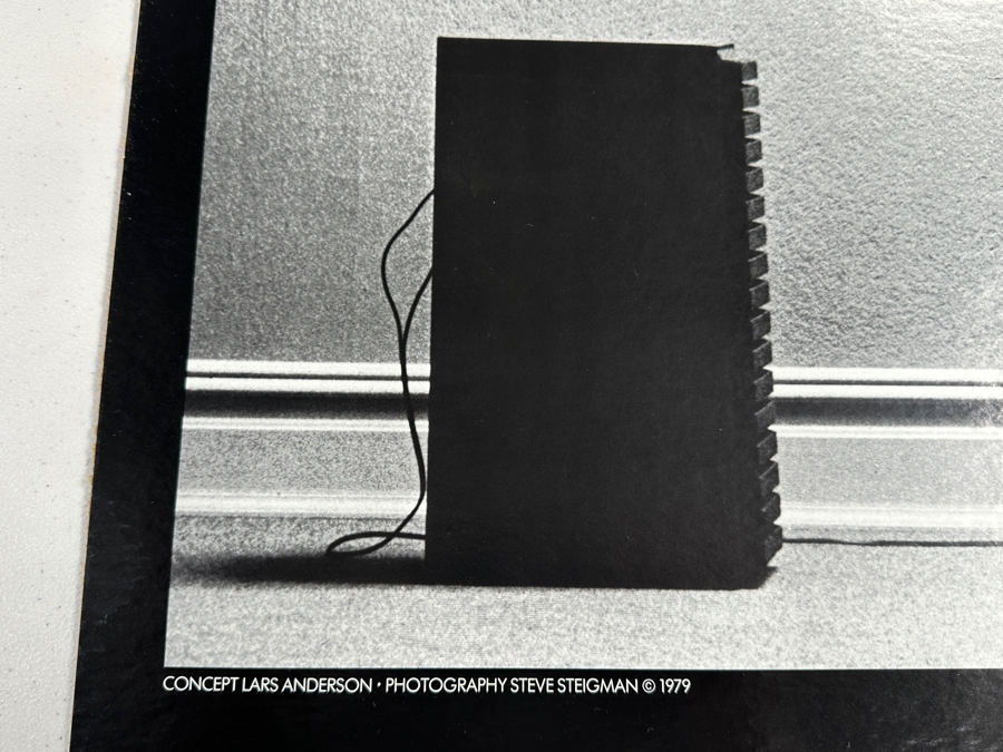 Just Added - Vintage Original 'Blown Away' Steve Steigman Maxell Cassette Tapes Promotional Poster Featuring A Man Seated On A Le Corbusier Armchair 43.5 X 22 [Photo 4]