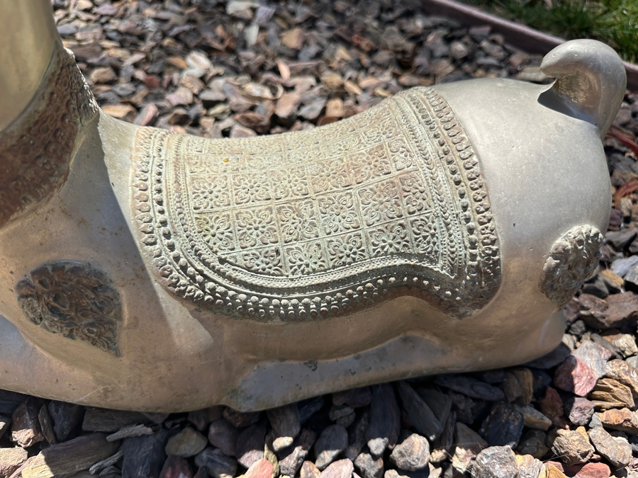 Just Added - Large Mid Century Brass Deer 22'H [Photo 4]