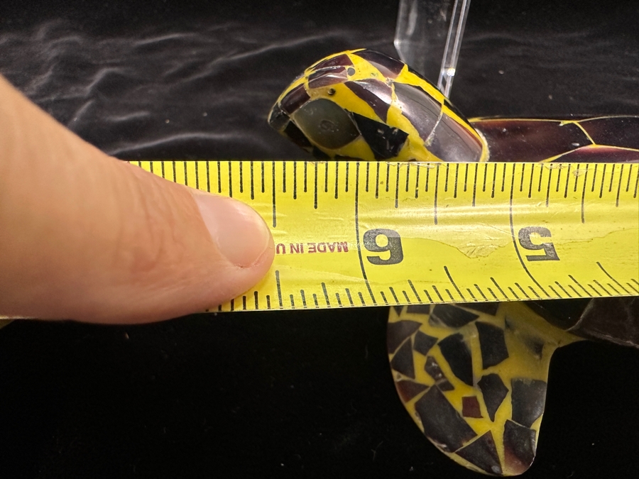 Just Added - Handmade Inlaid Shell Turtles 6.5 - 8'W [Photo 11]