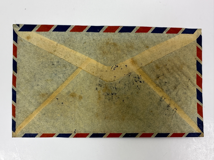 Just Added - Vintage Chinese Postmarked Stamps On Envelope From The Overseas Chinese Union Bank Ltd. Canton, China [Photo 9]