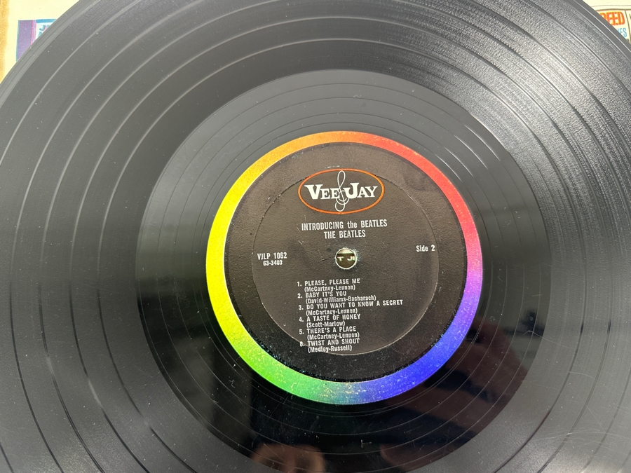 Just Added - Introducing... The Beatles Vee-Jay Vinyl Record Album LP 1062 [Photo 7]