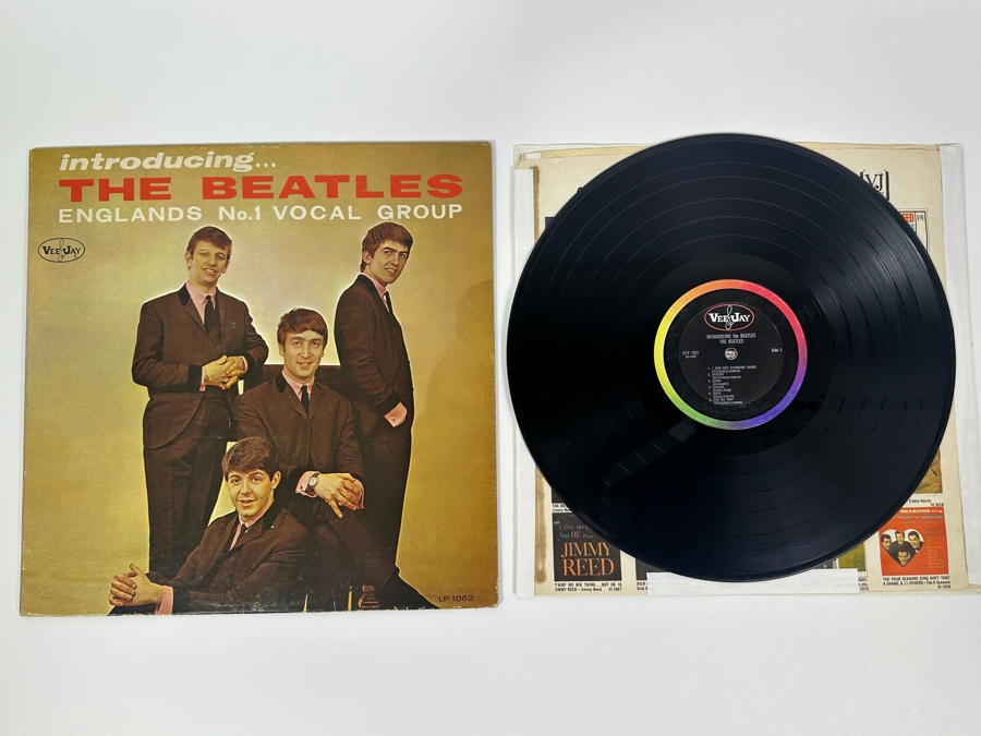 Just Added - Introducing... The Beatles Vee-Jay Vinyl Record Album LP 1062