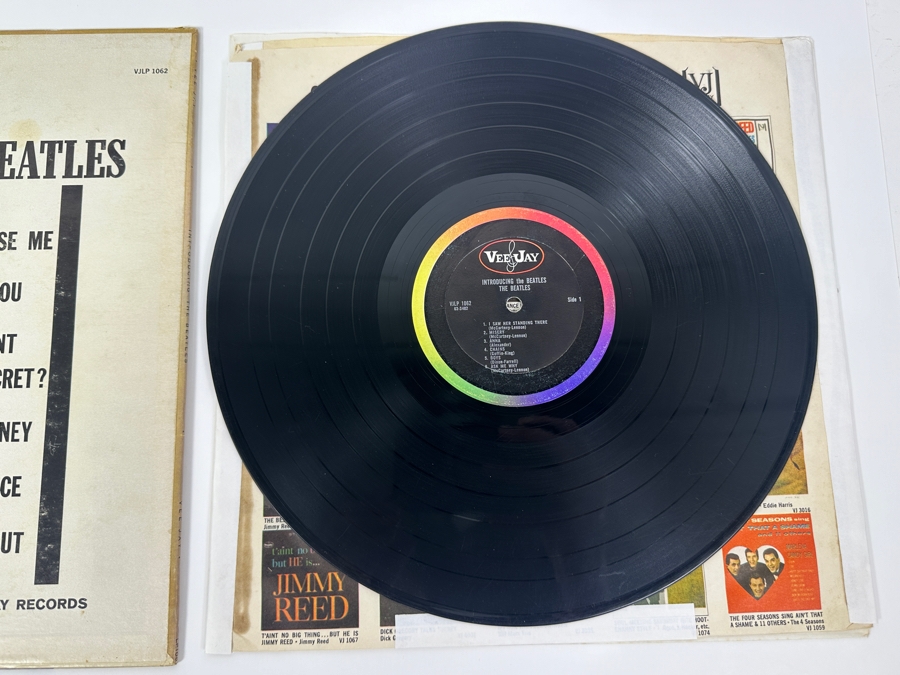 Just Added - Introducing... The Beatles Vee-Jay Vinyl Record Album LP 1062 [Photo 4]