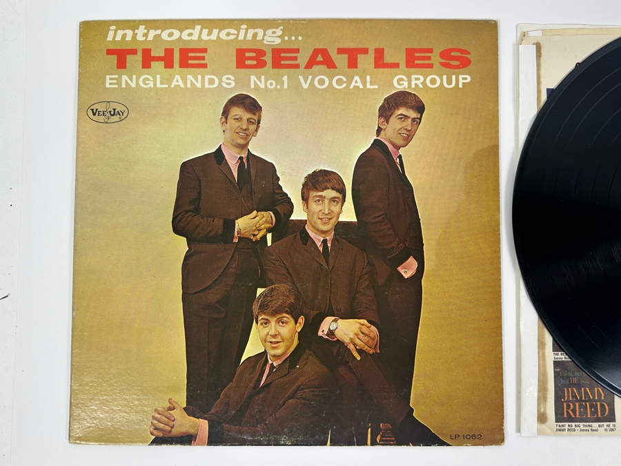 Just Added - Introducing... The Beatles Vee-Jay Vinyl Record Album LP 1062 [Photo 2]