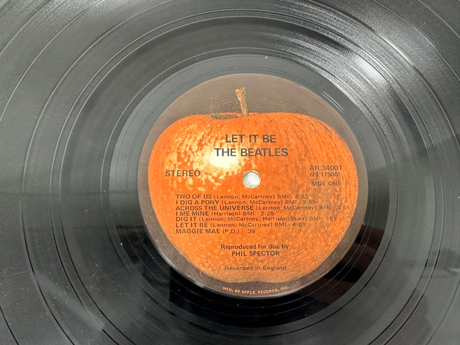 Just Added - Let It Be - The Beatles Vinyl Record Album AR 34001 [Photo 7]