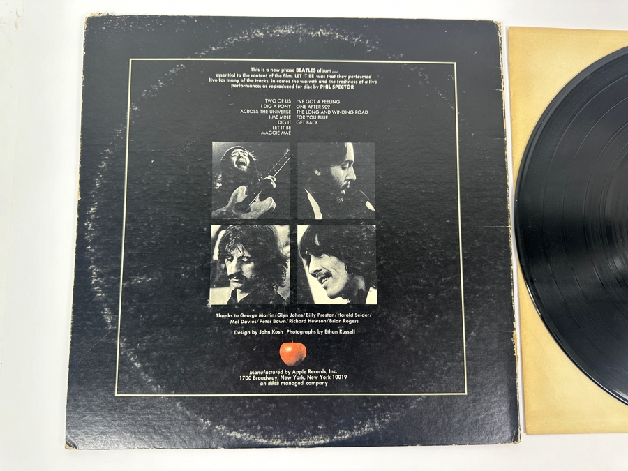 Just Added - Let It Be - The Beatles Vinyl Record Album AR 34001 [Photo 3]