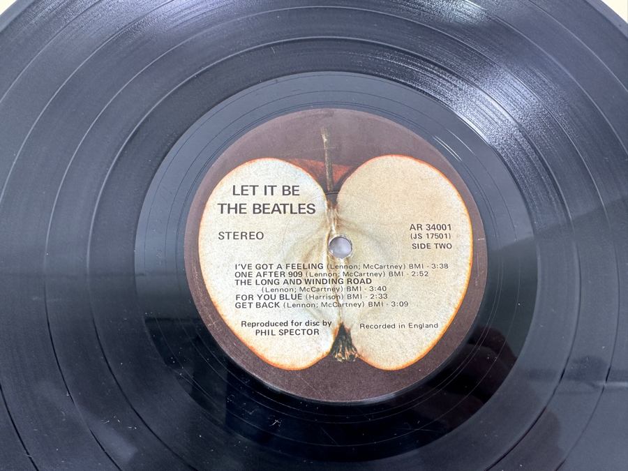 Just Added - Let It Be - The Beatles Vinyl Record Album AR 34001 [Photo 9]