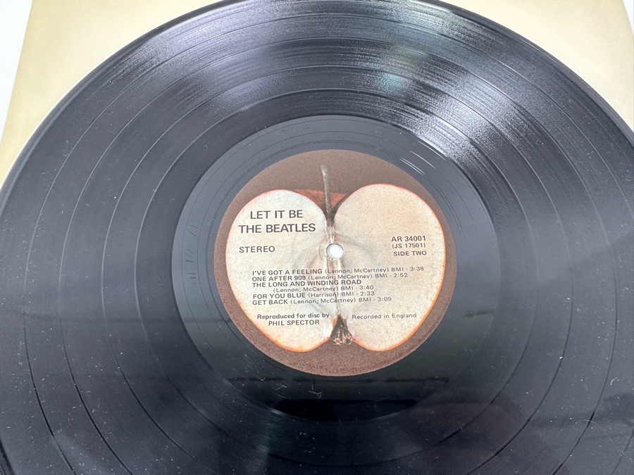 Just Added - Let It Be - The Beatles Vinyl Record Album AR 34001 [Photo 9]