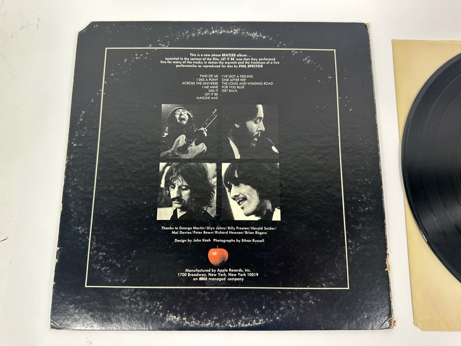 Just Added - Let It Be - The Beatles Vinyl Record Album AR 34001 [Photo 3]