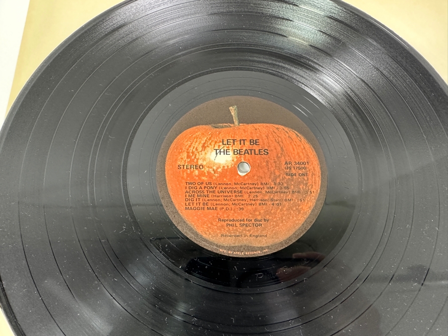 Just Added - Let It Be - The Beatles Vinyl Record Album AR 34001 [Photo 7]
