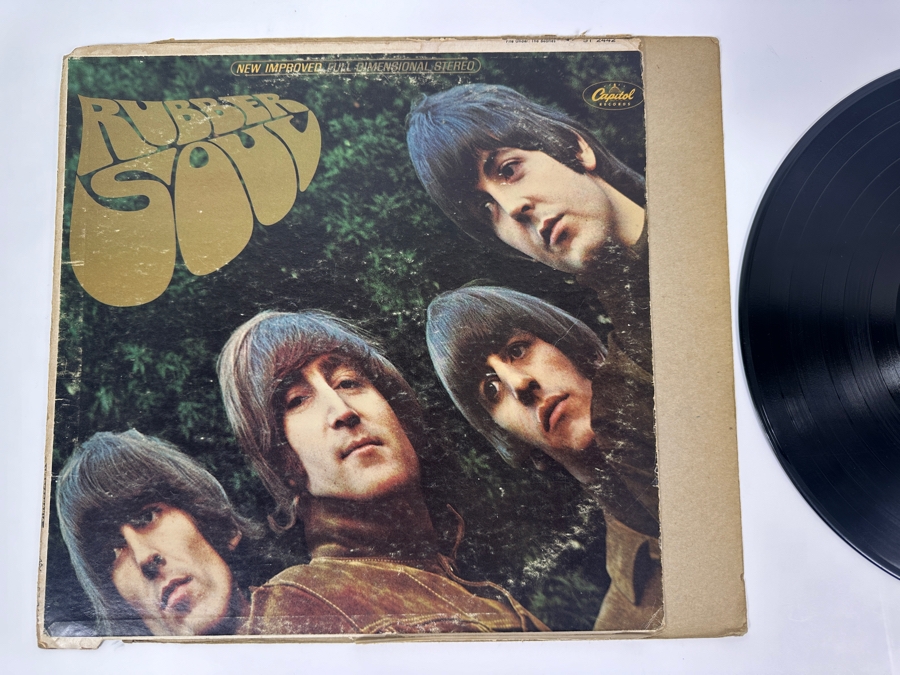 Just Added - Rubber Soul - The Beatles Vinyl Record Album ST-2442 [Photo 2]