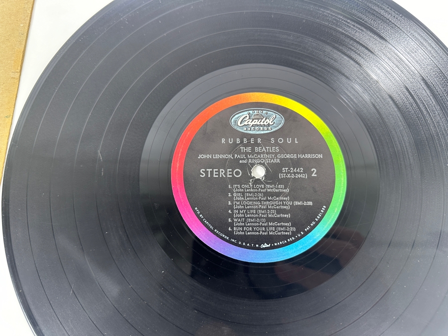 Just Added - Rubber Soul - The Beatles Vinyl Record Album ST-2442 [Photo 7]