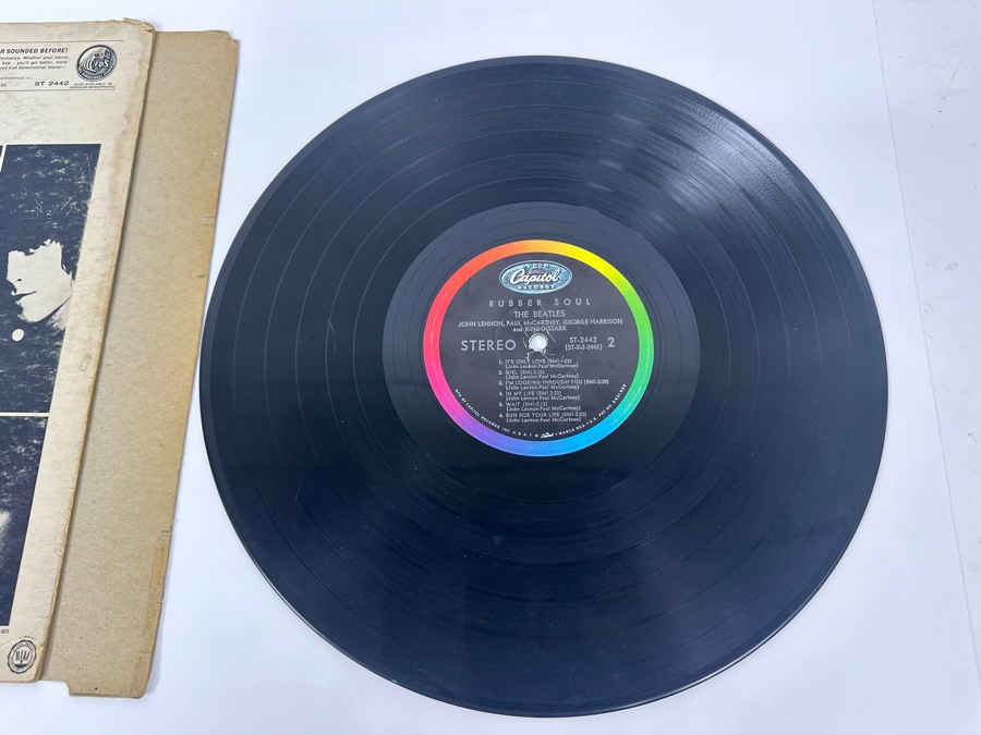 Just Added - Rubber Soul - The Beatles Vinyl Record Album ST-2442 [Photo 6]