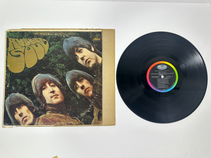 Just Added - Rubber Soul - The Beatles Vinyl Record Album ST-2442 [Photo 1]