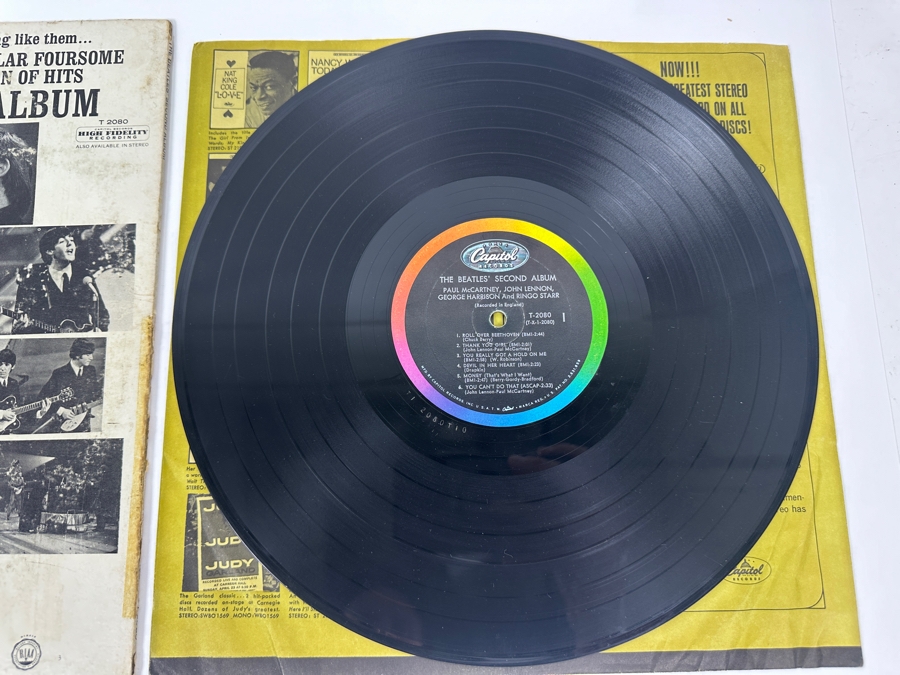 Just Added - The Beatles' Second Album - The Beatles Vinyl Record Album T-2080 [Photo 4]