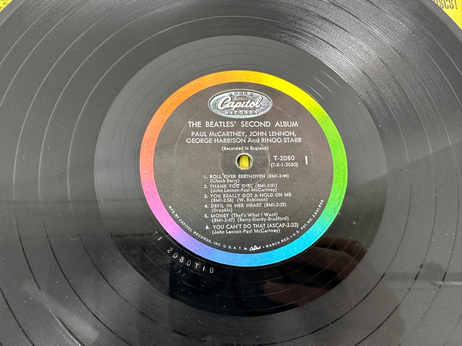 Just Added - The Beatles' Second Album - The Beatles Vinyl Record Album T-2080 [Photo 5]