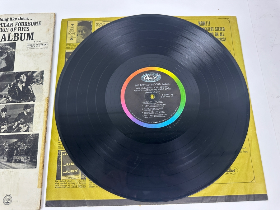 Just Added - The Beatles' Second Album - The Beatles Vinyl Record Album T-2080 [Photo 6]
