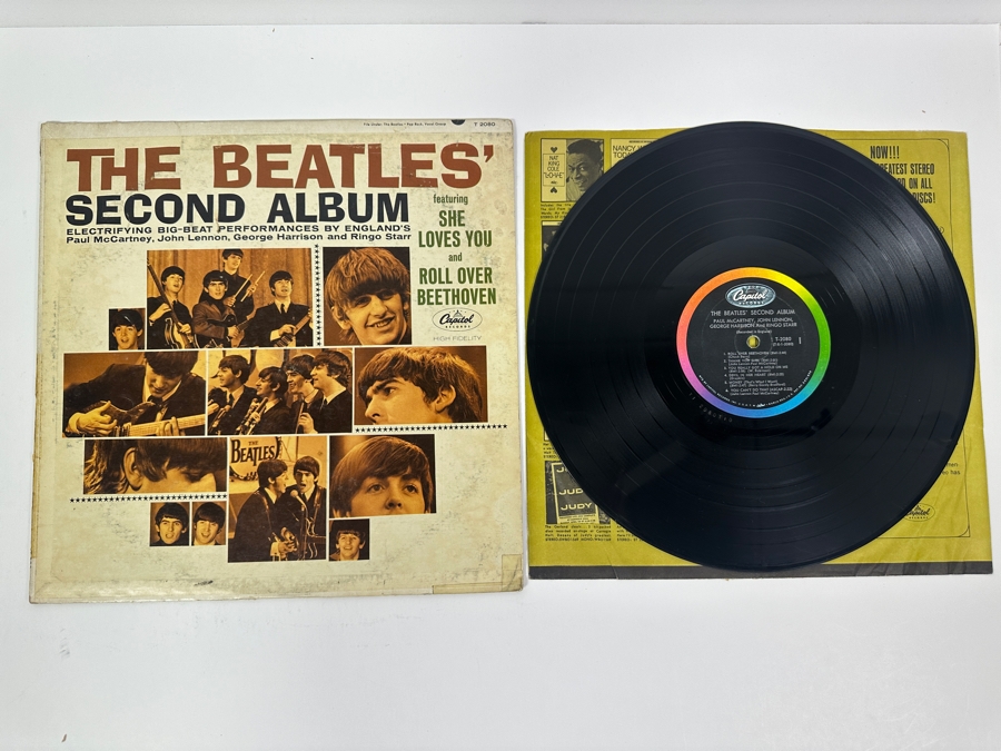Just Added - The Beatles' Second Album - The Beatles Vinyl Record Album T-2080 [Photo 1]